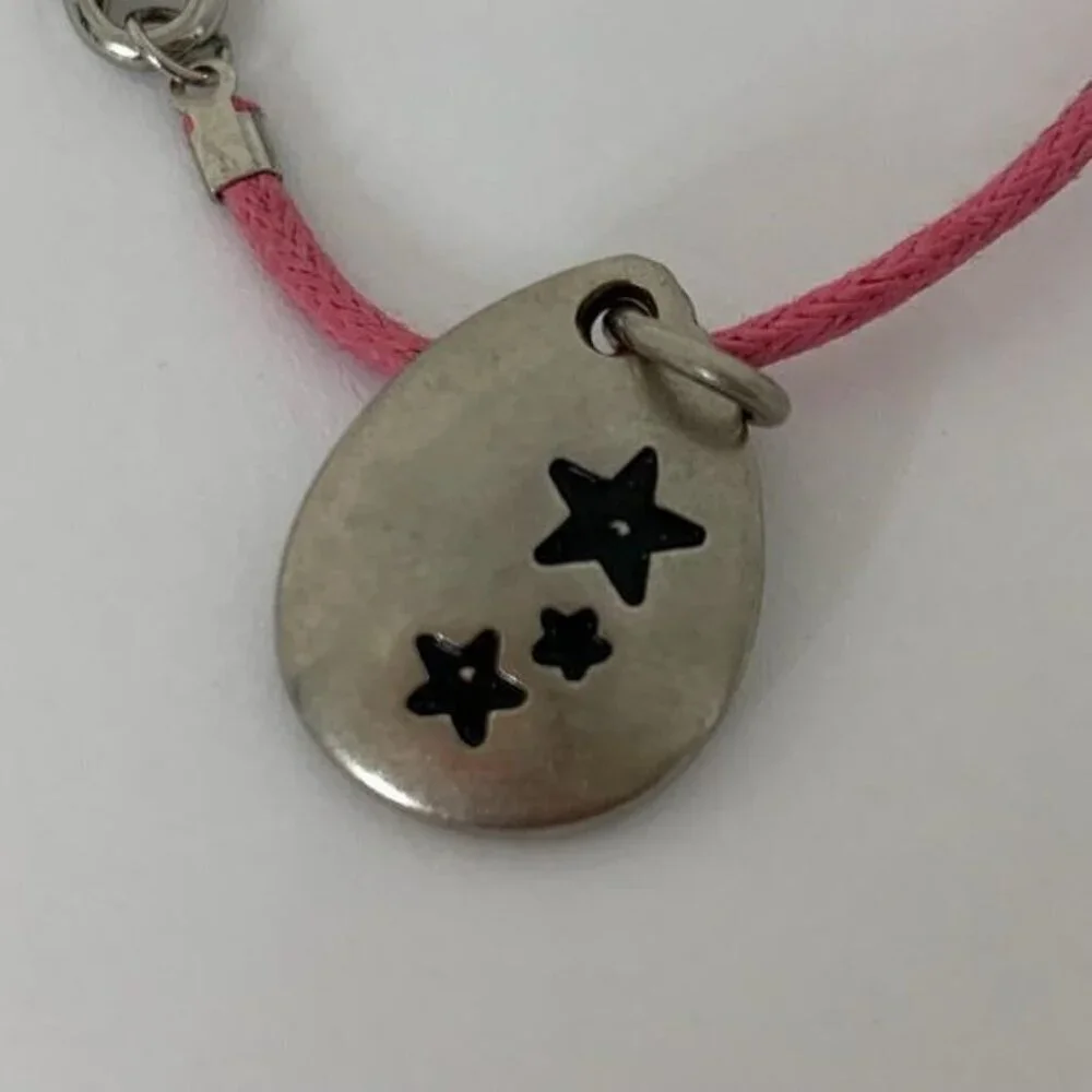 H.Stern Star of David red pink string baby toddler size bracelet NWT
